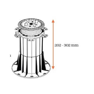 Plattenfix Stelzlager 3KP110X 6 St&uuml;ck